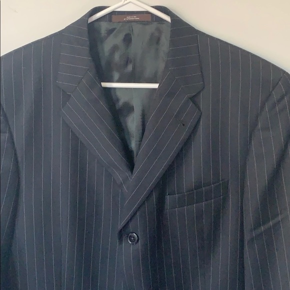 NWT!! Joseph Abboud black pinstripe suit coat 40S - Picture 4 of 8